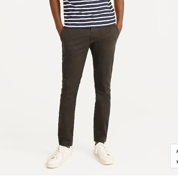 J. Crew Other - J. Crew 250 Skinny fit pants stretch chino pants AB613 33 / 32 Dark Grey
